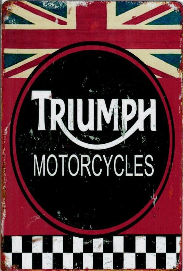 Triumph Jack Chequer - Old-Signs.co.uk